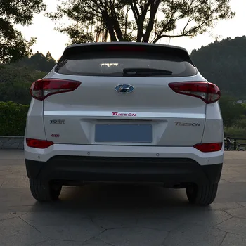 Hyundai Tucson 2016 Paslanmaz Çelik Arka Bagaj Kapağı Örtüsü Döşeme Kuyruk Kapısı Koruyucusu Bagaj Kapağı Araba İçin Aksesuarlar Şekillendirme