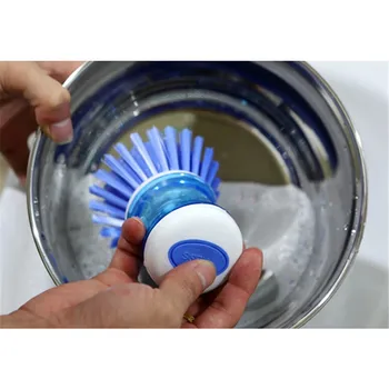 Fırça yıkama hidrolik basınç iki yüklü plastik sıvı basınçlı kap fırça temiz çamaşır fırça basın 301-0425