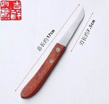 Mutfak aletleri Meyve ve Sebze Araçları gıda meyve bıçağı heykel set ahşap saplı 3 parça/bıçak ile boyama bıçak oyma
