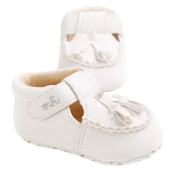 2017 Yeni Stil Bebek Erkekler Kızlara İlk Walker Ayakkabı Çocuk Moda Saçak Rahat Yumuşak Alt Ayakkabı PU