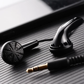 Xiaomi iphone MP3 MP4 İçin Düz Kafa Tak Spor kulaklık Bass Kulaklık ile Kulak içi Kulaklık HANGRUİ Qian25 HiFi Kulaklık Dinamik
