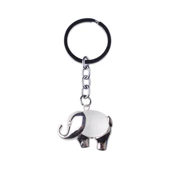 Araba İçin llavero elefante Renkli Kristal Doğal Taş Metal Çanta Kolye Anahtarlık Anahtarlık Anahtarlık