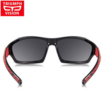 ZAFER VİZYONU Rüzgar geçirmez Spor güneş Gözlüğü Erkek Kırmızı Siyah Güneş Gözlükleri Erkek Sürüş Anti Parlama Oculos de sol Gafas Polarize-