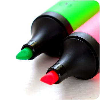 Kırtasiye Office çizim 20 adet/Lot Mini renk marker kalem vurgulayıcı Floresan spot Astar Malzeme maddeleridir FB826 malzemeleri