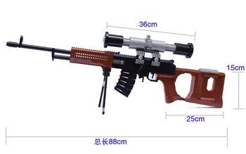Mylb Yeni Ausini Silah serisi Snayperskaya Vinyovka Dragunov Model Yapı taşları Klasik SVD keskin nişancı silahı Oyuncak çocuk doğum günü hediyesi