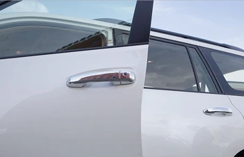 Toyota Land Cruiser Prado FJ150 için 2016 8pcs Krom Araç Dış Kapı Kapak Kalıp Döşeme Koruyucu Aksesuarları Kolu