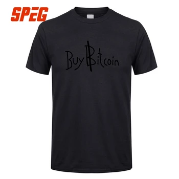 Erkek Yaz T Shirt Kısa Genç Pamuk Kısa T en fazla Cryptocurrency Bitcoin Satın 2017 Yeni Moda Erkek Tişört Kol