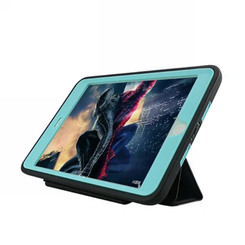6 Ekran Koruyucusu Darbeye Tam Vücut Akıllı Uyku Hard Case Kapak W/ Add Zırh Apple iPad Air 2 Çocuk Güvenli-İçin için iPad