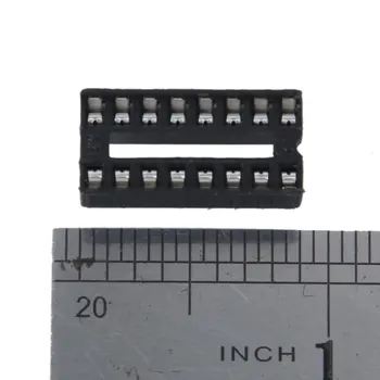 KAEM-5 X 16 Pin DIP IC Soket DİP 16 Adaptör Siyah