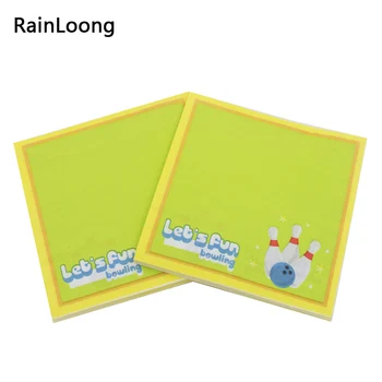 [RainLoong] Kağıt Peçeteler Hadi Eğlenceli Bowling Spor Baskı Doku 33x33cm 1pack/çok Dekorasyon Peçeteler Peçeteler