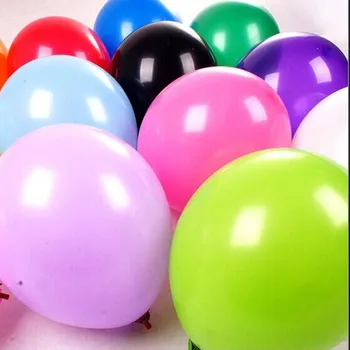 Sıcak 3.2 g Yuvarlak (50 Adet %100 Kalınlaştırmak Lateks Balonlar oyuncaklar 12inch satmak. / lot Karışık Renkli İyi Parti Balonları Dekorasyon