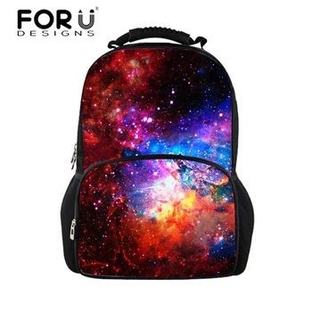 Sırt çantası Genç Kızlar için Kadın FORUDESİGNS Okul Çantası Galaxy Star Baskı Sırt çantaları Moda Bagpack Üniversite Laptop Çantaları Yeni
