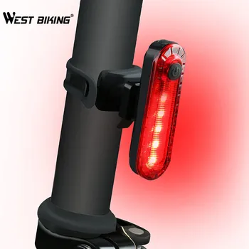 BATI BİSİKLETİ Bisiklet Arka Kuyruk Işık Aparatı İle USB Şarj edilebilir su Geçirmez Işıklar Döngüsü Bisiklet Güvenlik arka lambası İkaz Lambası LED