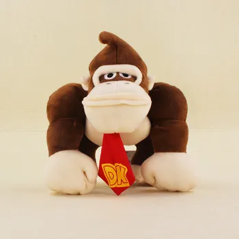 Ücretsiz Kargo Süper Mario Bros Peluche Maymun Donkey Kong Peluş Oyuncaklar Doldurulmuş Bebek Çocuk Oyuncak 20cm