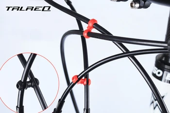 TRLREQ 10 Adet Dağ Yol Bisikleti Disk Fren Kablo Boru Hattı Kılavuzunu Parçaları FİRMAMIZ Bisiklet Hidrolik Fren Kablo S 2 Renk Toka Setleri