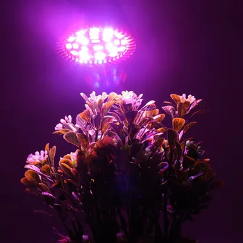 4 adet/lot 28W Tam Spektrum Işıkları Büyümek E27 Bitkiler için Lamba Büyümek Hidroponik Çadır Büyümek LED Sebzeler Sistemi