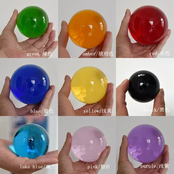 10-200 mm Nadir Açık Asyalı Kuvars katı Top Şeffaf Kristal Top Moda Tablo için bol Şans Topu Dekor kullanılan Küre
