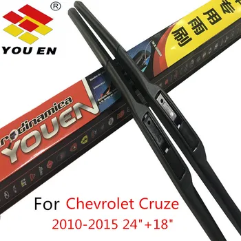 Chevrolet Cruze 2010 2011 2012 2013 Auto Yumuşak Kauçuk Windcreen Silecek Bıçaklar İçin YOUEN Yeni Araba Silecek lastikleri 24