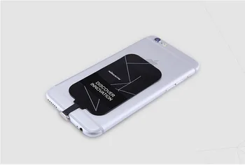 Sihirli Etiketler iPhone 7/6/6/6 artı 7 Artı/Samsung A8/Huawei Mate 8 Qİ kablosuz Şarj Alıcı Kablosuz şarj standardı