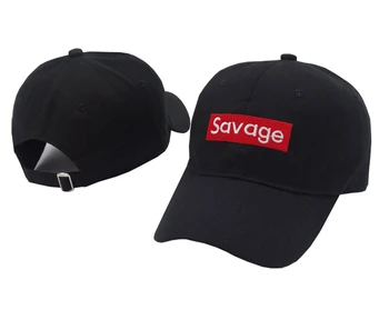Savage Beyzbol Şapkası Nakış Erkekler Baba Şapkası Pamuk Kemik Kadın Snapback Kapaklar Hip Hop Güneş Moda Stil Kpop Kamuflaj Kapaklar