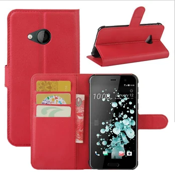 HTC U Oyun Ultra lüks Cüzdan PU Deri Flip Case Arka Cep Telefonu Kart Sahibinin Kapak Kılıf Aksesuar Standı Kılıf 626S