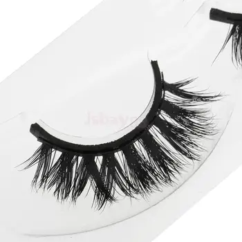 Partiler için Günlük Set 3D Doğal Siyah Uzun Sahte Kirpik Kalın Yumuşak Kozmetik Makyaj Göz Kirpik Uzatma 1 Çift Giymek