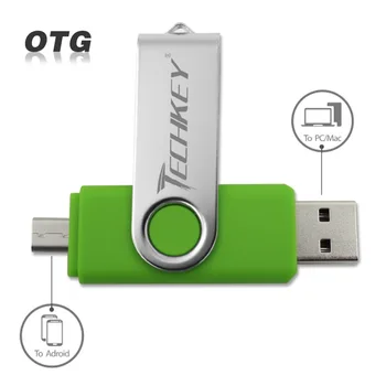 OTG USB Flash Sürücü cep telefonu akıllı telefon kalem sürücü 4GB 8 GB 16 GB 32 GB kapıların dışına kalem sürücüsü harici depolama usb bellek başparmak götürmek