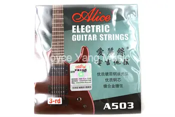 10 Pack Alice Markalar-L/017 elektro Gitar Dizeleri G-3. Tek Kaplı Çelik Dize Ücretsiz Kargo