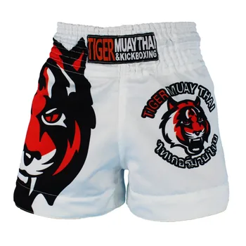 MMA Kaplan Muay Tay boks boks maçı Sanda eğitim nefes Tay boks şort giyim Tiger Muay Thai mma muay
