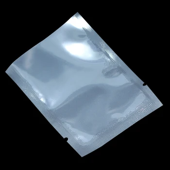 Çeşitli boylar Üstü Açık Vakum Isı Yemek Fasulye İçin Mühür Plastik Paket Çanta Taze Depolama Poli Net Ambalaj Çanta Şeffaf