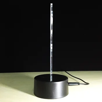 Ayılar 3D ışık renkli Gece lambası hediye lambası görsel dokunmatik USB Optik İllüzyon Ev Dekorasyonu Masa Lambası Yenilik Aydınlatma LED