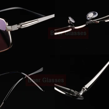 Optik Çerçeve Miyop gözlük camı Erkekler Ultra hafif Titanyum Tam Jant klasik Gözlük 8850 Ücretsiz Kargo Gözlüğü