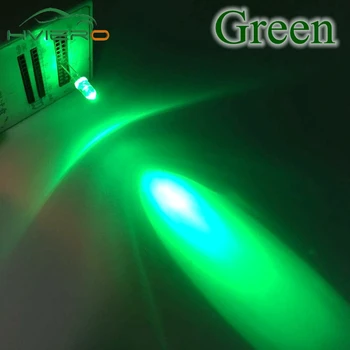 100pcs 5 mm Yuvarlak Diyot Smd Süper Parlak Yeşil Işık Yayan Diyot Ampuller Açık F5 5 mm Lamba Elektronik bileşen Su Led