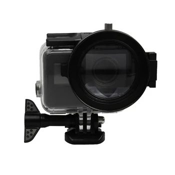 Filtre Lens Kapağı Taban Adaptör Halkası Lens El Askısı Yüksek HERO5 Spor Eylem Kamera, 16X 58 mm Makro Lens Kapatmak için yukarı-
