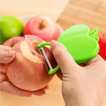 Ev Ağacı'nı 1 ADET Paslanmaz Çelik Sebze Soyucu elma meyve bıçağı katlanır tip Rende H248 Patates Dilimleyici Kesici Mutfak araç Salata