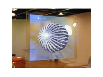 220cm* 80 cm saydam Holografik arka projeksiyon perdesi filmi ekran Cam pencere için canlı ve net resim, Deposu, Havaalanı