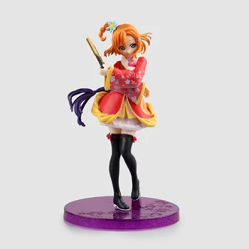 Anime Aşk Yaşıyor! Fan Seksi PVC Aksiyon Figürü Koleksiyon Model Oyuncaklar ile okul Idol Proje Kousaka Honoka 17cm LLAF008 Bebek