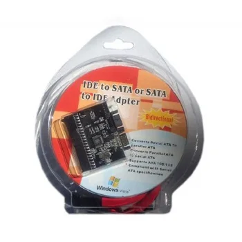 DSHA Yeni Sıcak Yönlü IDE SATA veya SATA Bi Adaptörü Dönüştürücü IDE Sabit Sürücü için