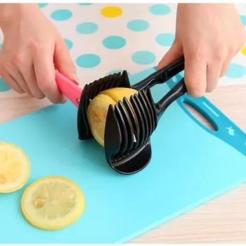 Mutfak gadget Limon Domates Patates Dilimleyici çok İşlevli Yumurta Yemek Klip Zeki Soğan Kesici Mutfak Pişirme Aksesuarlar Salata