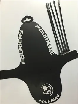 FOURİER Bisiklet Bisiklet MTB Hızlı Yayın Mudguard Fender Ön Çatal Arka PP 6 renk trans Fusion 19g 6 Renk