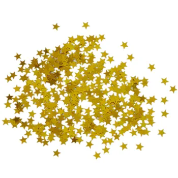 6 mm 3000pcs/çanta Masa Yıldızlar Konfeti Doğum günü Partisi Düğün Dekorasyon Sparkle Mavi Altın Gümüş Metalik Yıldız Sprinkles Tedarik