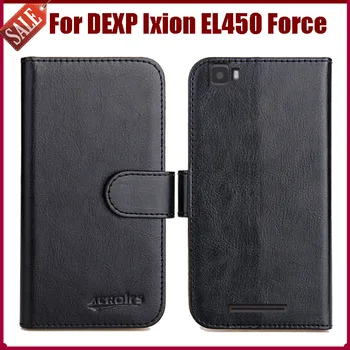 Sıcak Satış! DEXP Ixion EL450 Güç Durumda Yeni Varış 6 Renk Yüksek Kaliteli Deri Koruyucu Flip Telefon Kapak Çanta
