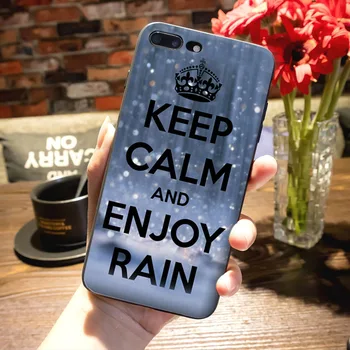 MaiYaCa clam Apple iPhone 8 7 6 6 için yağmur en Yeni Moda Lüks telefon kılıfı zevk tutmak Plus 5 5S 5C case SE X
