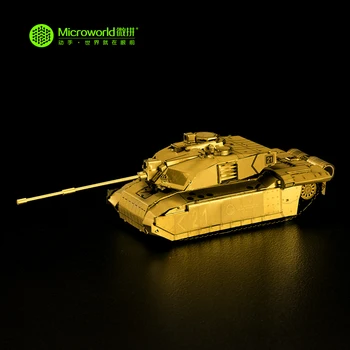 Yetişkin Hediye için FV BU CHALLENGER 2 tank modeli DİY lazer kesici puzzle modeli 3D Nano metal Puzzle Oyuncaklar