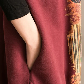 2017 kadın bahar balosu o-boyun kolsuz güzel bir elbise ofset baskı artı boyutu yelek %100 pamuk thicking sweatshirt