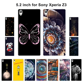 Sony Xperia V3 Kapak Yumuşak SIFIRLAMA Silikon Kılıfları Moda Geri Walkman V3 D6603 D6643 D6653 Bu Funda İçin Telefon Boyanmış