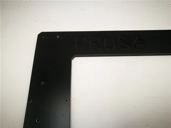 Funssor Siyah renk Reprap Prusa i3 hoş bir özellik Alüminyum Kompozit çerçeve seti 6 mm Melamin Prusa i3 hoş bir özellik Çerçeve