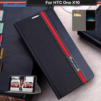 Arka Kapak HTC Bir 5x10 Kapak Silikon HTC İçin kitap, bölüm 1, 5x10 Lüks PU Deri Cüzdan Flip Case Yumuşak