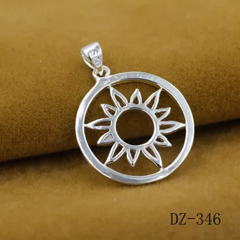 925 gümüş kolye kadın kolye popüler ayçiçeği kadın modeli kadın kolye takı için güneş Sözleşmeli
