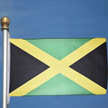 1 adet büyük boy 90*150 Jamaica Bayraklar Gurur Polyester ve Vatanseverlik Toptan Dekorasyon Gösterin
